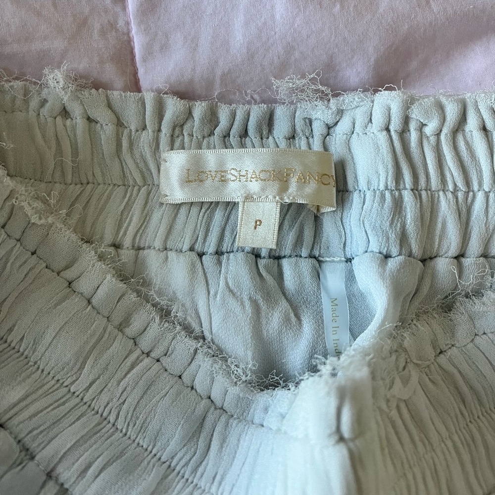 LoveShackFancy Ruffle Mini Skirt - Picture 2 of 3